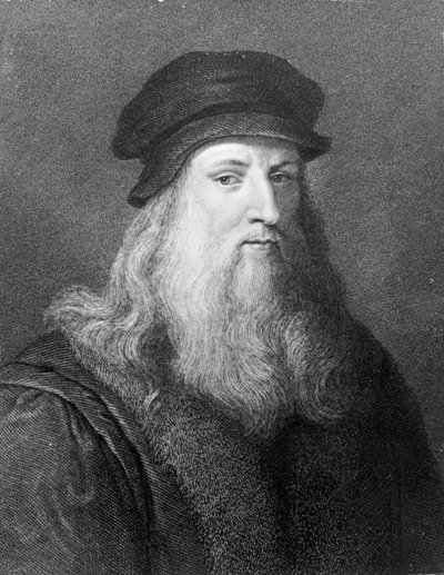 Leonardo da Vinci, engraved by Raphael Morghen, 1817 by Leonardo da Vinci